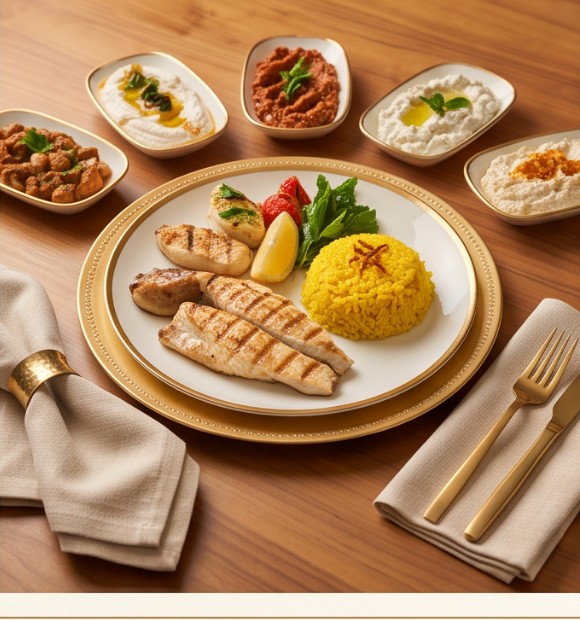 Fresh Mediterranean cuisine and local produce